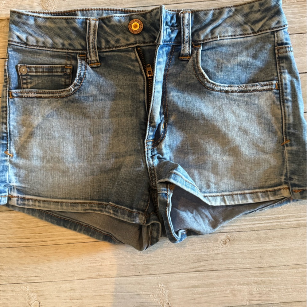 American Eagle Denim Blue Women's Shorts